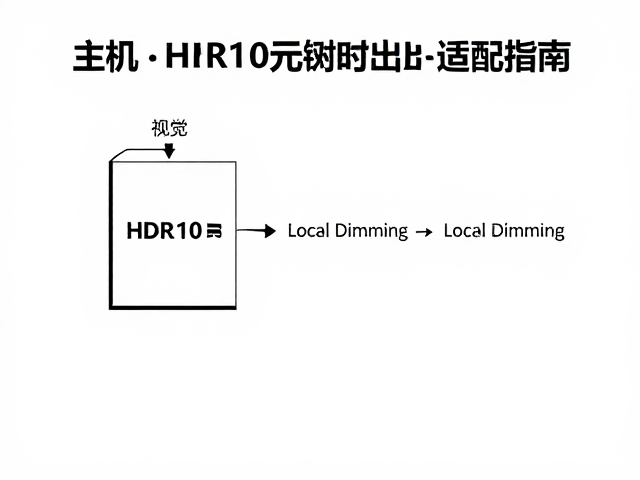 HDR10静态元数据映射与Local Dimming优化,主机HDR输出适配指南