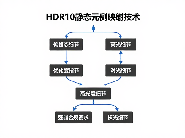 HDR10静态元数据映射技术,如何保留高光细节并优化对比度指标