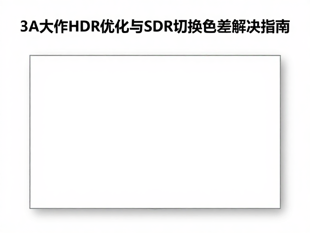 HDR10静态元数据映射，3A大作HDR优化与SDR切换色差解决指南
