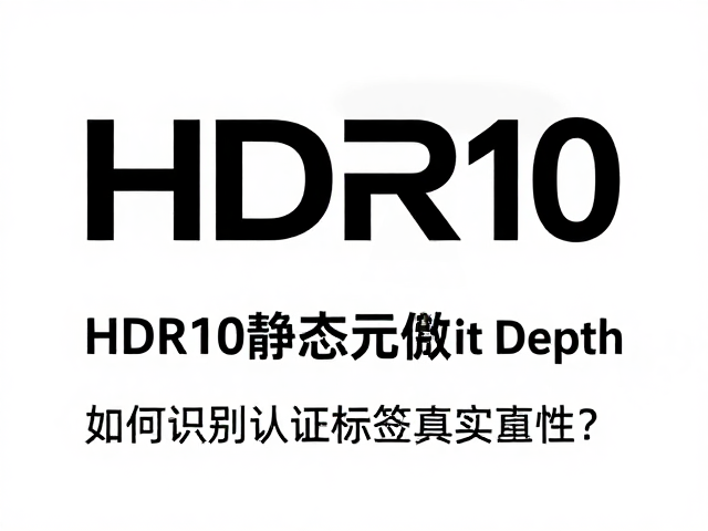 HDR10静态元数据与Bit Depth,如何识别认证标签真实性?