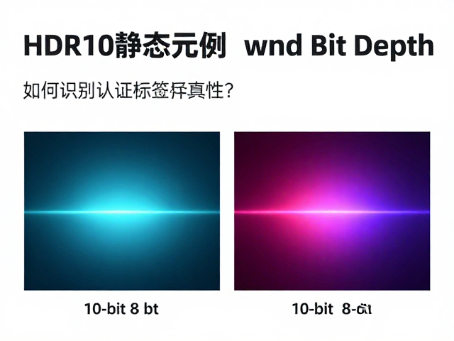 HDR10静态元数据与Bit Depth,如何识别认证标签真实性?