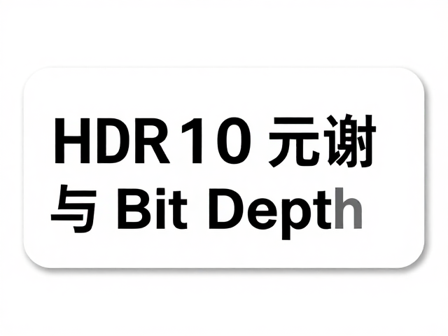 HDR10静态元数据与Bit Depth,如何识别认证标签真实性?