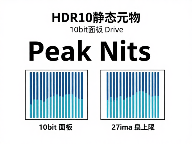 HDR10静态元数据,10bit面板驱动,Peak Nits如何决定画质上限?
