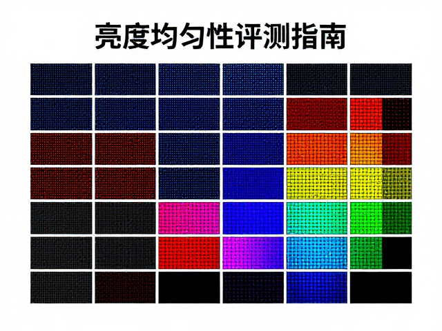 量子点膜广色域下校色报告怎么看?亮度均匀性评测指南