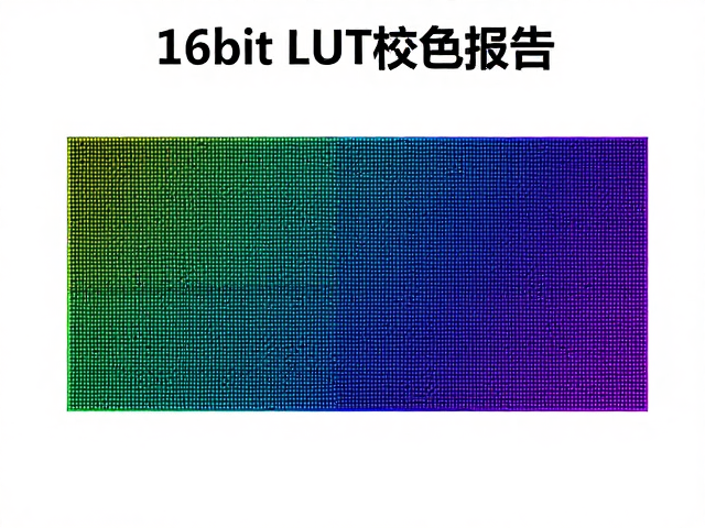 量子点膜,16bit LUT校色报告,广色域扩色技术实测解析