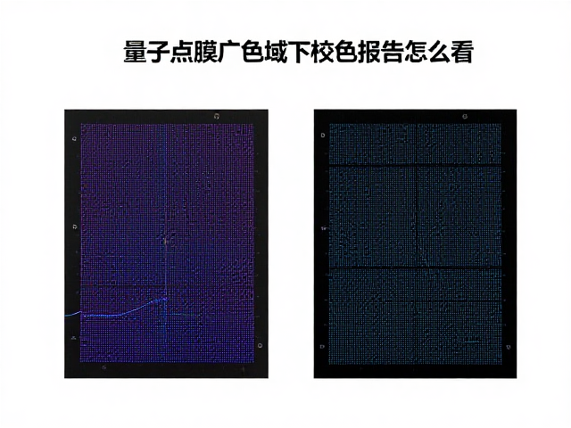 量子点膜广色域下校色报告怎么看?亮度均匀性评测指南