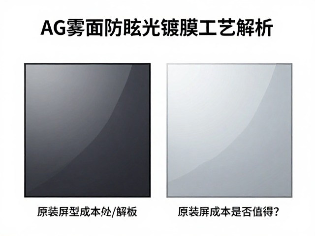AG雾面防眩光镀膜工艺解析,结合面板类型,原装屏成本是否值得?
