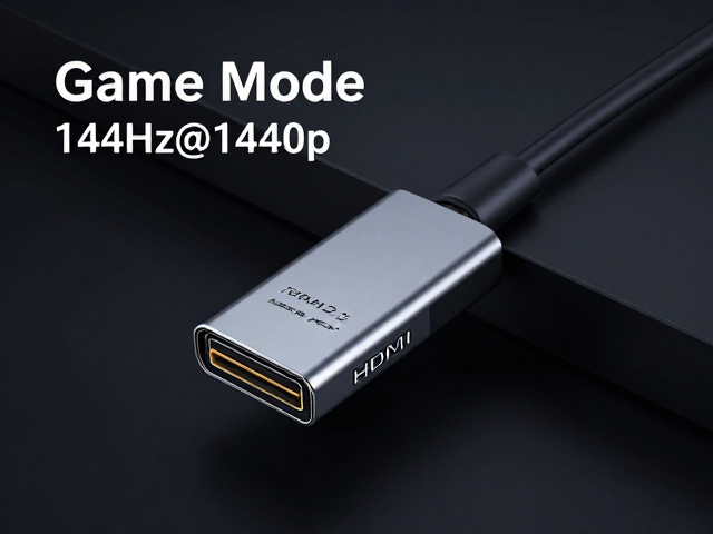HDMI 2.1无损传输,Game Mode,144Hz@1440p流畅游戏体验
