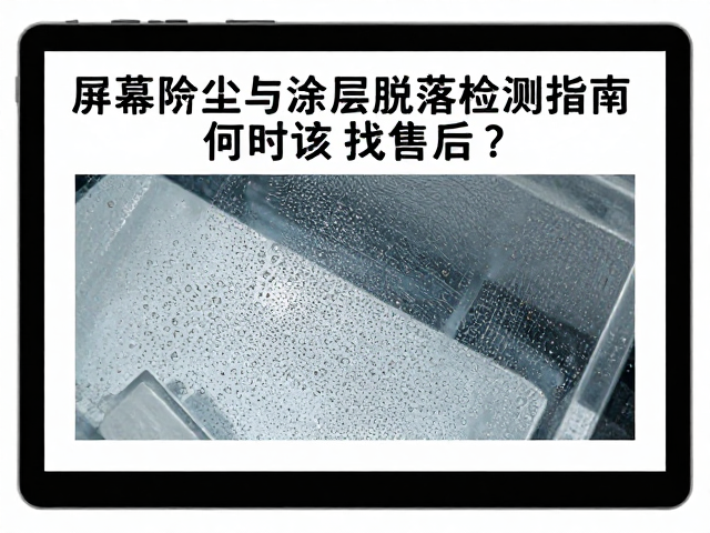 屏幕除尘与涂层脱落检测指南,何时该找售后?