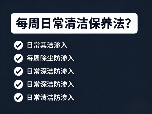 屏幕清洁指南,日常除尘防渗入,每周深度清洁保养法