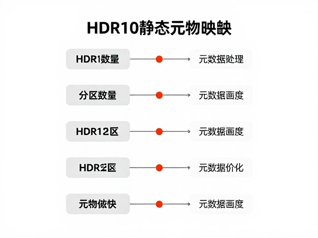 HDR10静态元数据映射,分区数量与密度如何提升流媒体画质