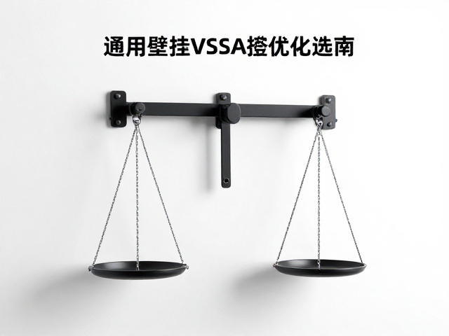 通用壁挂VESA挂架怎么选?重心平衡与线缆管理优化指南