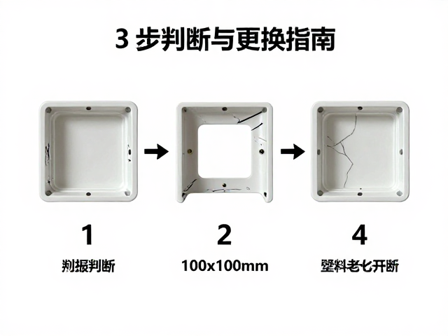 VESA 100x100mm壁挂架塑料老化开裂?3步判断与更换指南