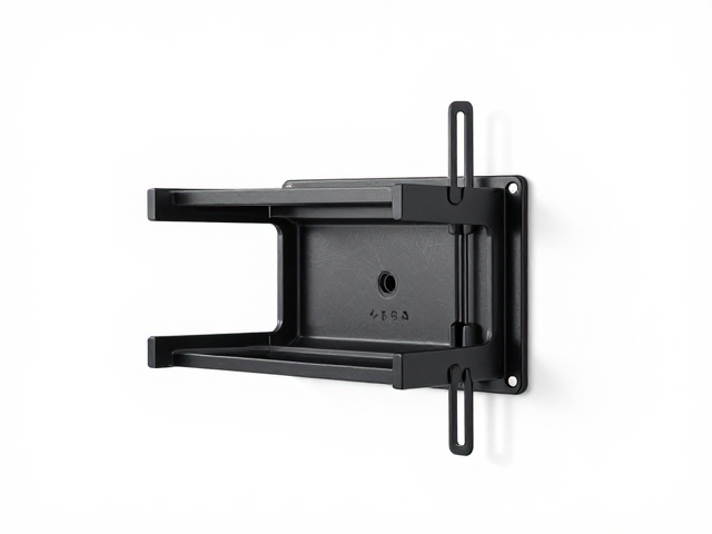 VESA 75x75通用壁挂架,支持±15°俯仰调节,稳固安装指南