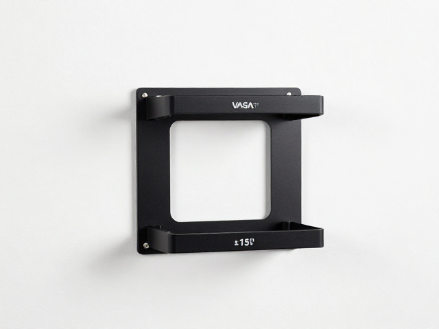 VESA 75x75通用壁挂架,支持±15°俯仰调节,稳固安装指南