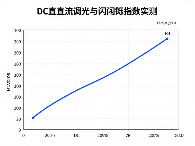 DC直流无频闪调光技术解析，类DC直流调光与闪烁指数实测