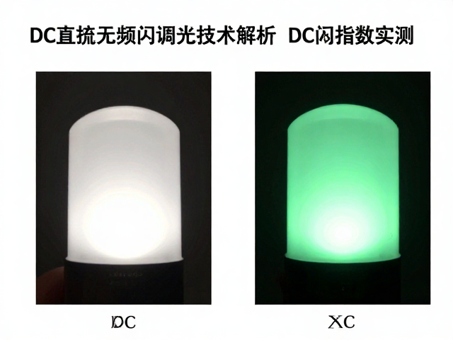 DC直流无频闪调光技术解析，类DC直流调光与闪烁指数实测