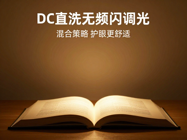 DC直流无频闪调光,阅读暖光模式,混合策略护眼更舒适