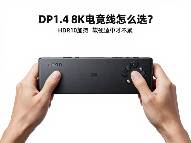 DP1.4 8K电竞线怎么选?HDR10加持,软硬适中才不累手