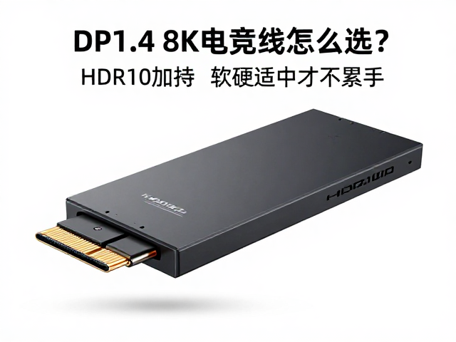 DP1.4 8K电竞线怎么选?HDR10加持,软硬适中才不累手