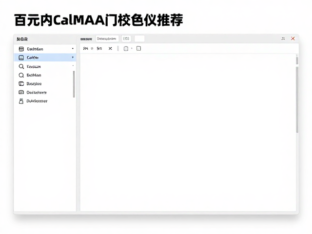 百元内入门校色仪推荐，CalMAN软件搭配指南