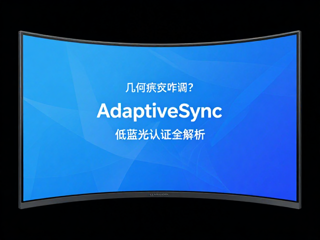 曲面屏几何畸变咋调？Adaptive Sync，低蓝光认证全解析