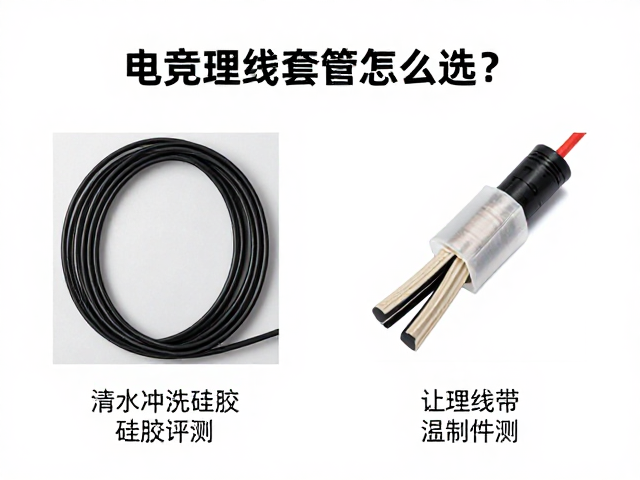 电竞理线套管怎么选?清水冲洗硅胶与理线带对比评测