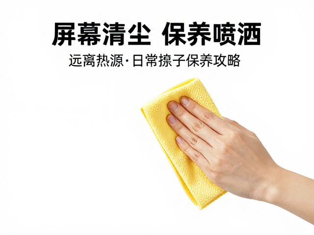 屏幕除尘勿直接喷洒！远离热源，日常擦拭保养全攻略