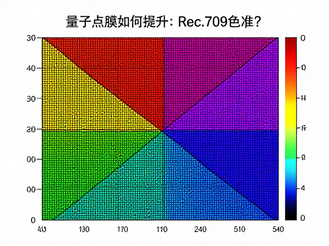 量子点膜如何提升Rec.709色准?实测广色域与响应时间拖影表现