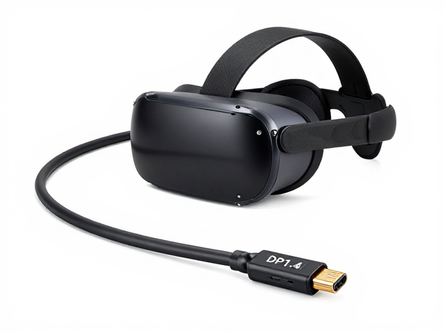 DP1.4 8K电竞线配VR头显,无氧铜导体提升画质与稳定性