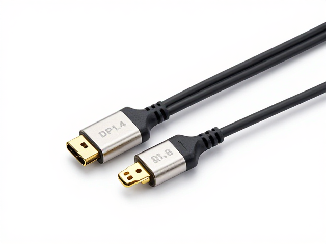 DP1.4 8K电竞视频线 0.5米镀金插头 桌面短距高速传输评测
