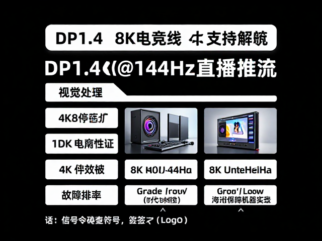 DP1.4 8K电竞线支持4K@144Hz直播推流,高刷低延迟选购指南