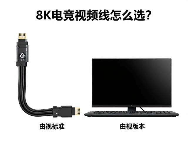 8K电竞视频线怎么选?8K@60Hz带宽匹配显卡,告别黑屏卡顿