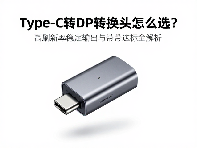 Type-C转DP转换头怎么选?高刷新率稳定输出与带宽达标全解析