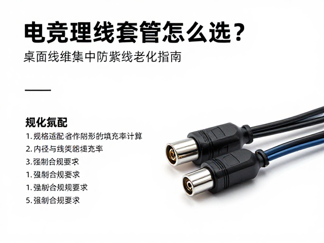 电竞理线套管怎么选?桌面线缆集中防紫外线老化指南