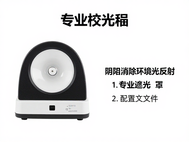 校色仪校准流程详解，专业遮光罩消除环境光反射，精准校色指南