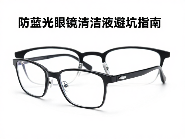 防蓝光眼镜雾度值怎么控?专用清洁液避坑指南