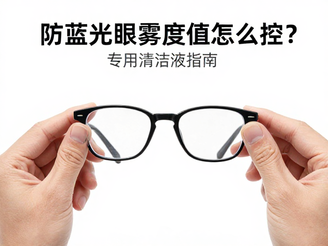 防蓝光眼镜雾度值怎么控?专用清洁液避坑指南