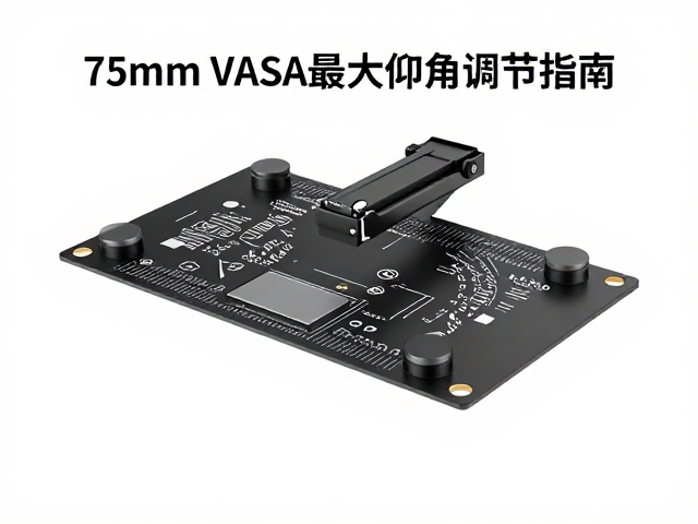 75mm VESA转接板怎么选?搭配悬臂支架最大仰角调节指南