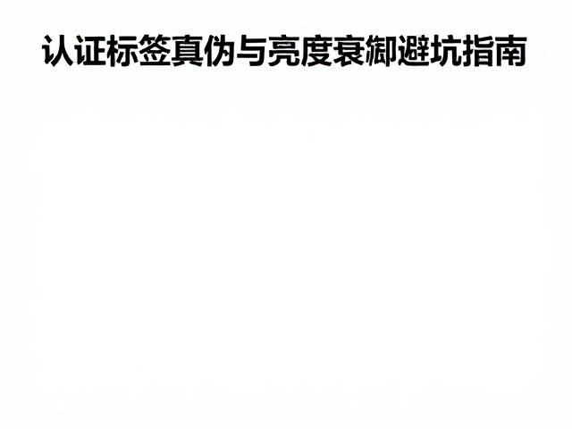 HDR10静态元数据映射,认证标签真伪与亮度衰减避坑指南