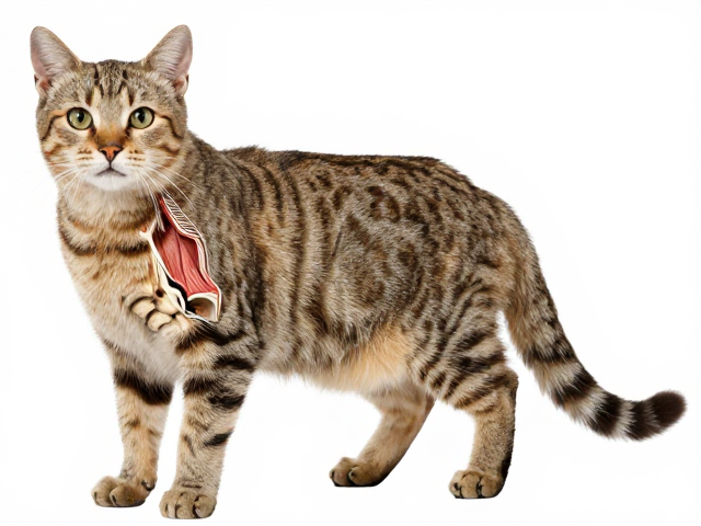 猫体型参数与唇部肌肉发达、尾毛稀疏的关系解析