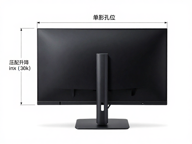 气压升降电竞单臂支架怎么选?抗震动稳定,适配显示器背部孔位指南