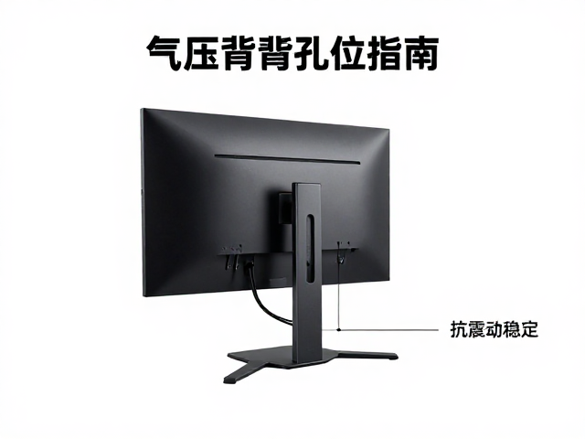 气压升降电竞单臂支架怎么选?抗震动稳定,适配显示器背部孔位指南