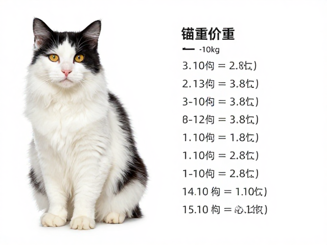 3-10公斤猫咪体型参数,头顶黑毛簇的特征与体重范围解析
