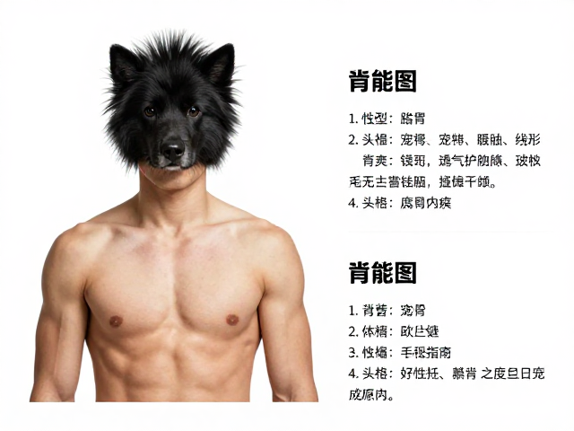 头顶黑毛簇，健壮体型，宠物体型参数全解析与选购指南