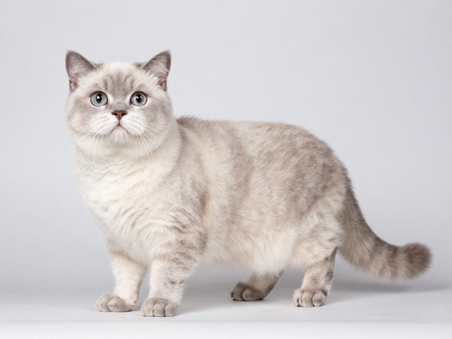 猫腹部浅灰乳白?看体型参数与丰富表情,精准识别品种