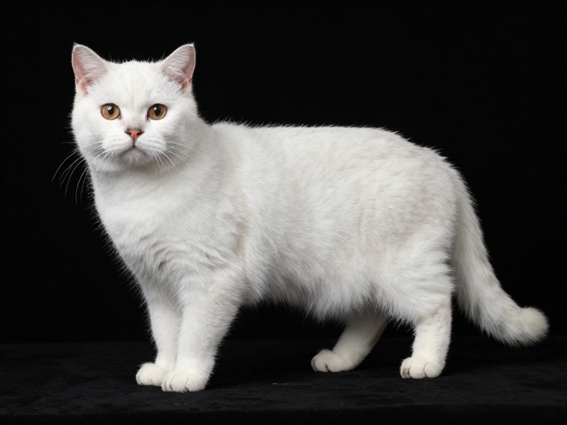 猫体型参数解析，吻部短宽与尾毛稀疏特征全解