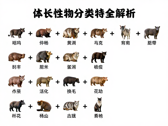 体长40-70厘米动物体型参数解析,季节性换毛特征全攻略