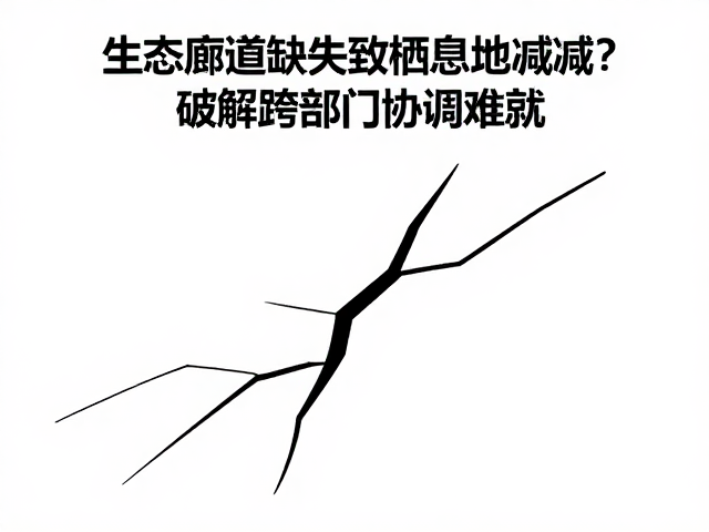 生态廊道缺失致栖息地缩减？破解跨部门协调难题