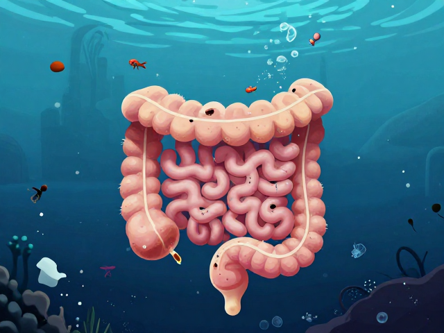 海洋生物误食塑料垃圾引发肠道寄生虫？栖息地缩减加剧生存危机